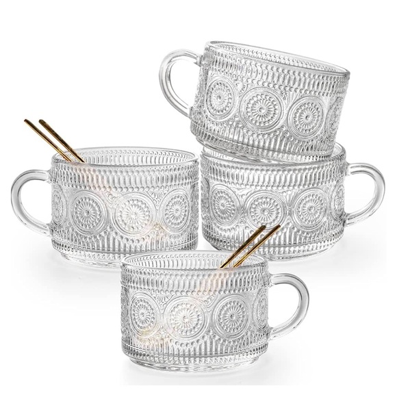 Vintage Embossed glass/bowls - Picture 2 of 5